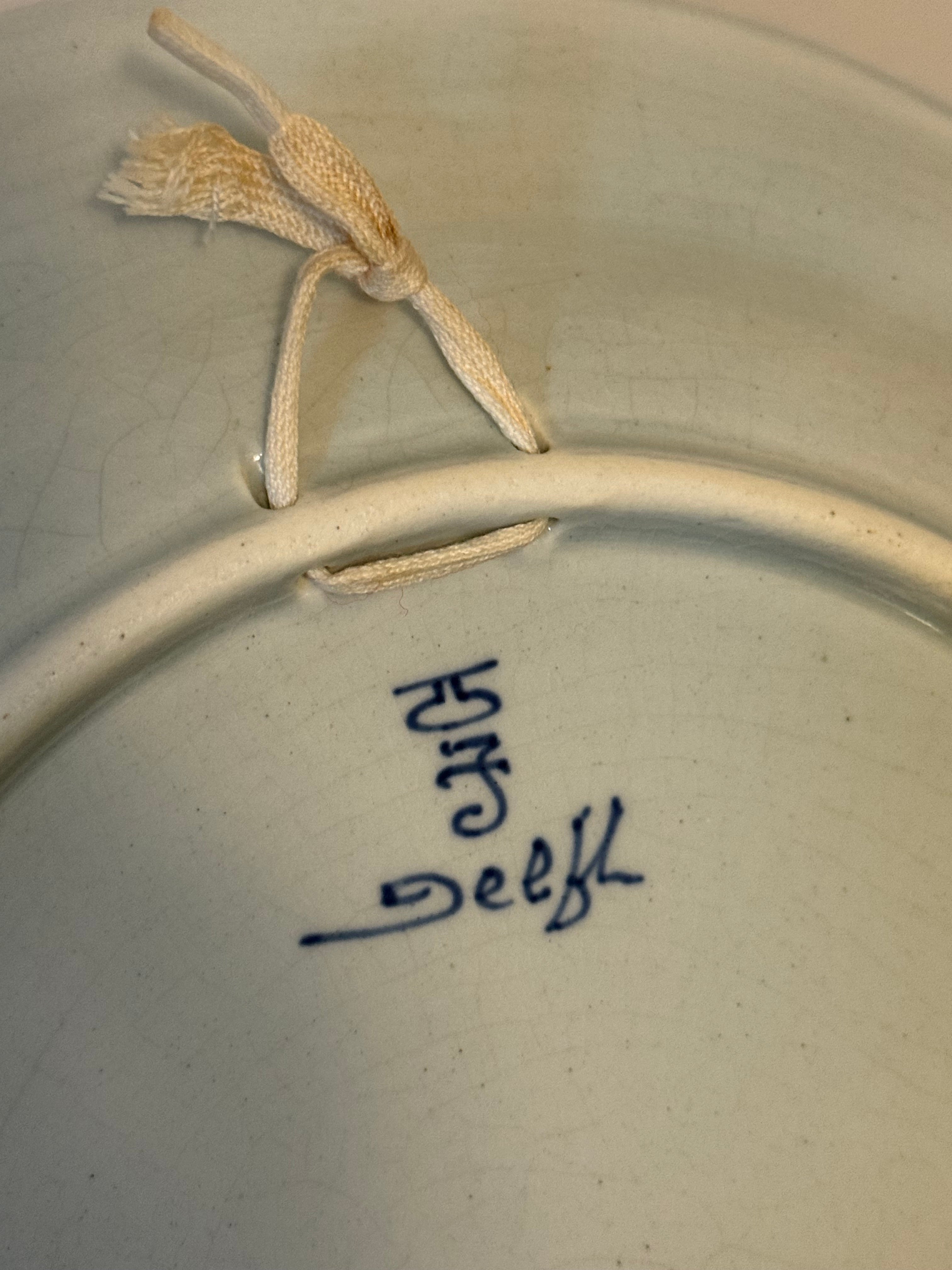 1909 Royal Delft Hand-Painted “Halve Maen” Commemorative Charger – De Porceleyne Fles
