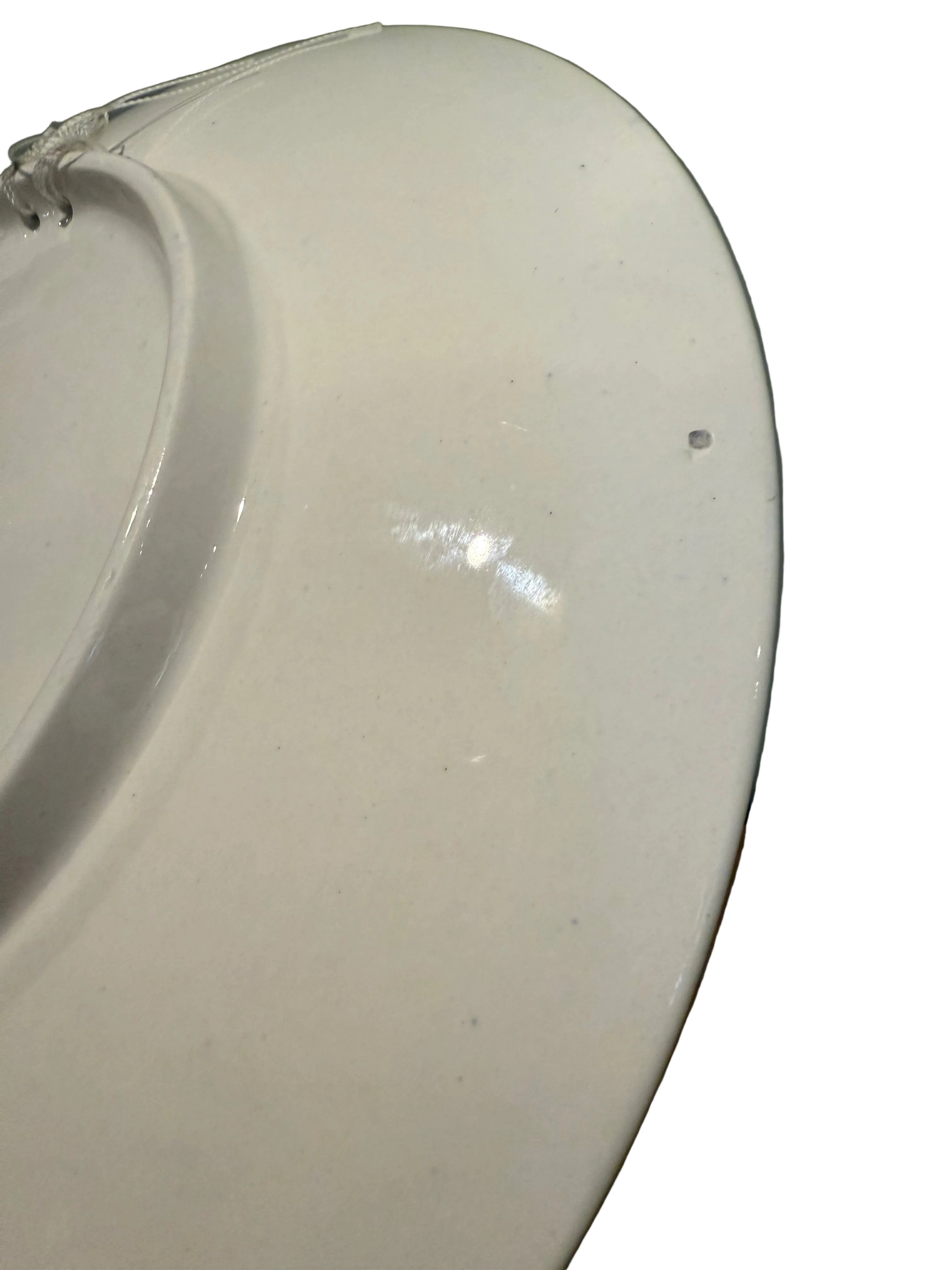 Mid 20th Century Blue & White Delft Style Transferware Windmill Scenic Plate