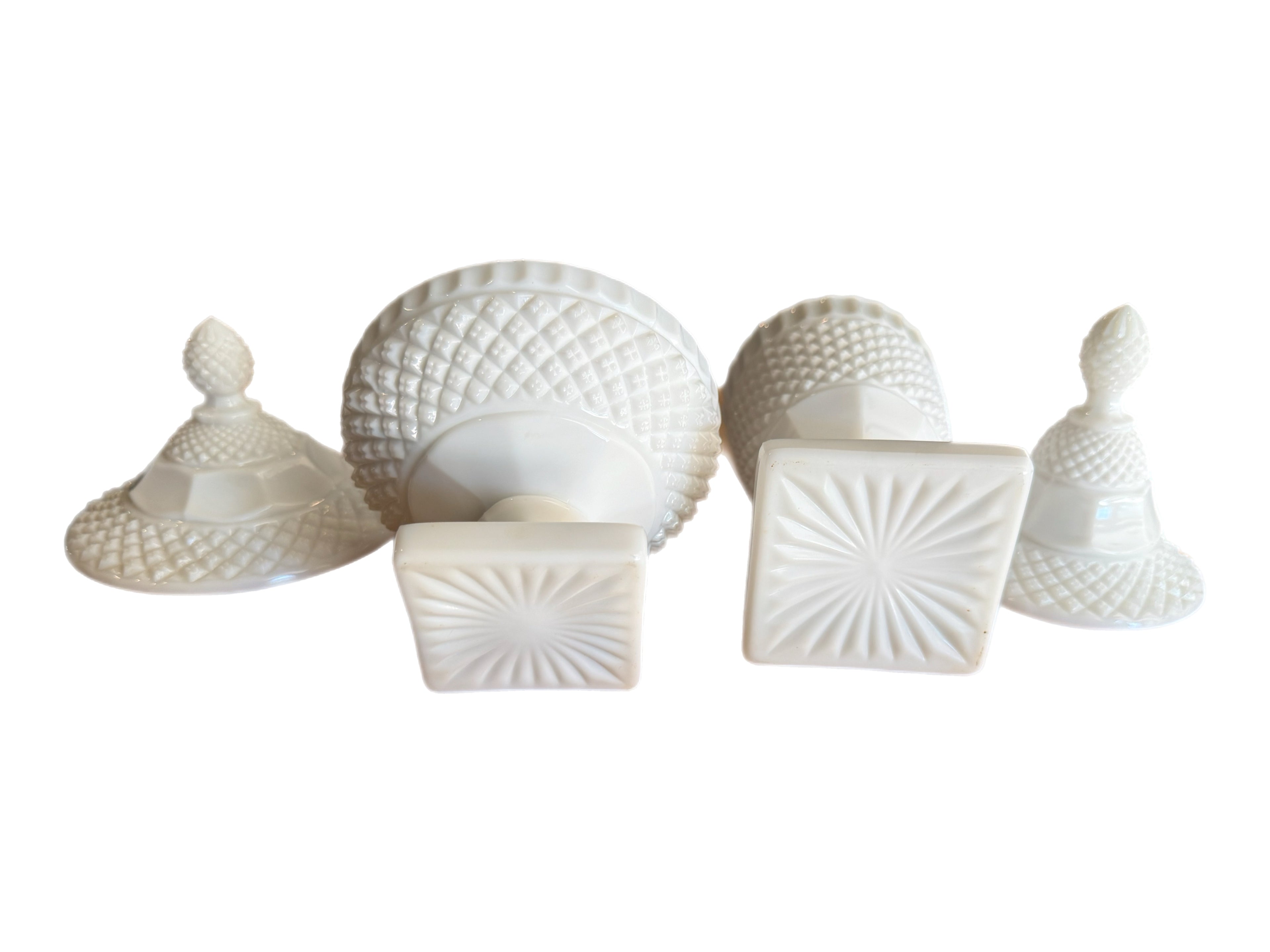 Westmoreland Vintage Lidded Candy Jars