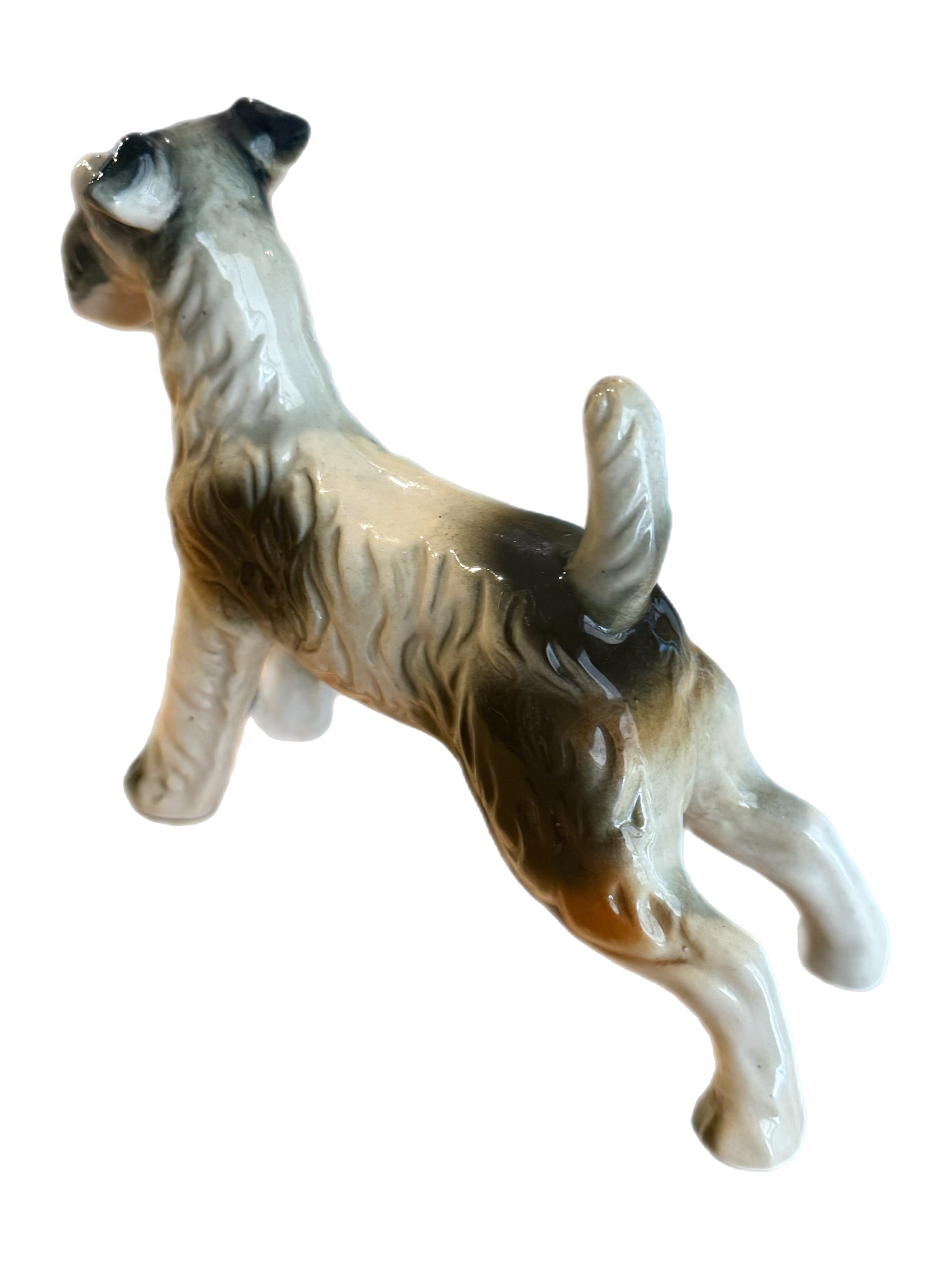 Mid Century Ceramic Airedale Terrier Figurine