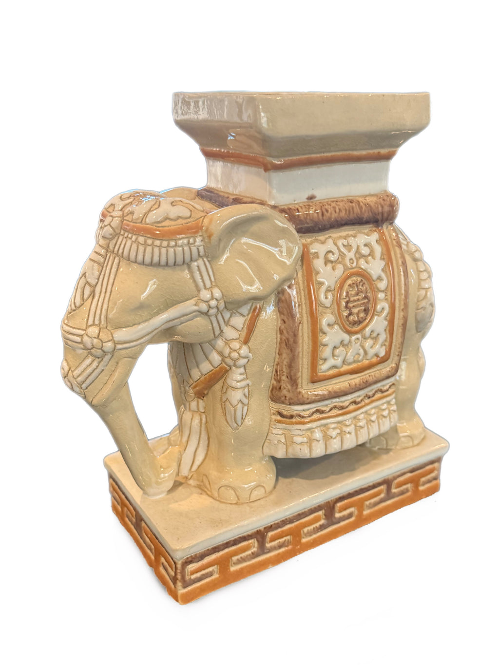 1970s Elephant Plant Stand
