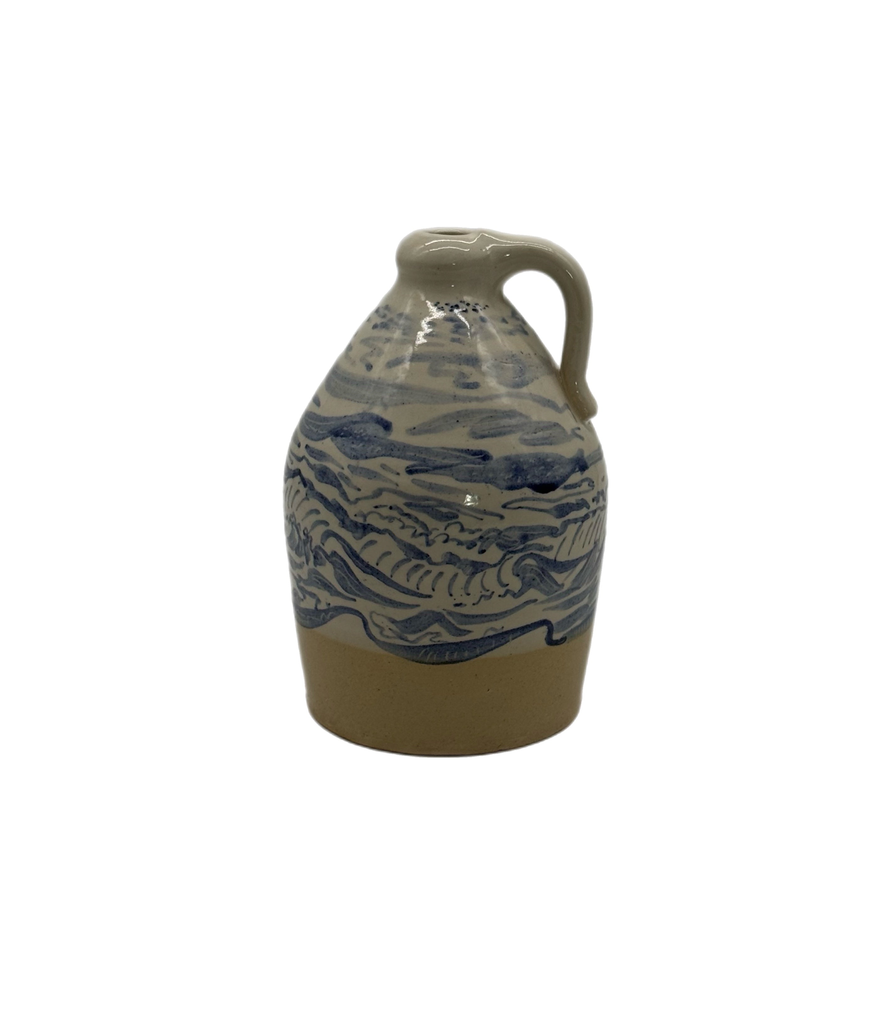 1970s Bates Pottery Whiskey Jug
