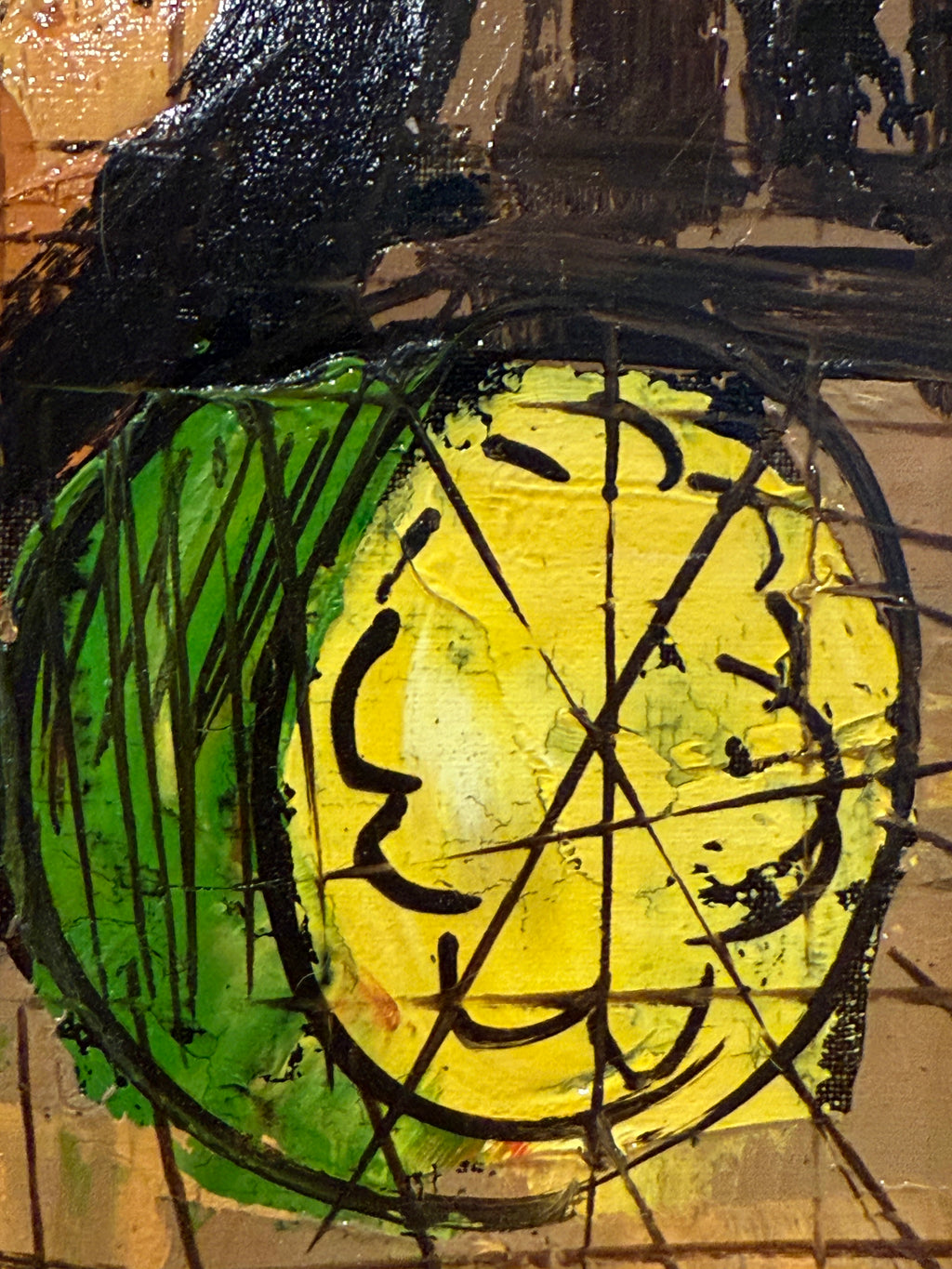 Mid 20th Century Beautiful Modernist Still Life Oil Painting, Signed ‘Toma’