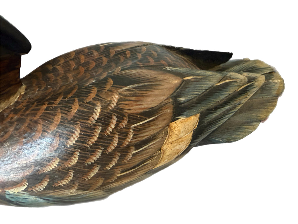 Vintage Hand-Painted Mallard Decoy