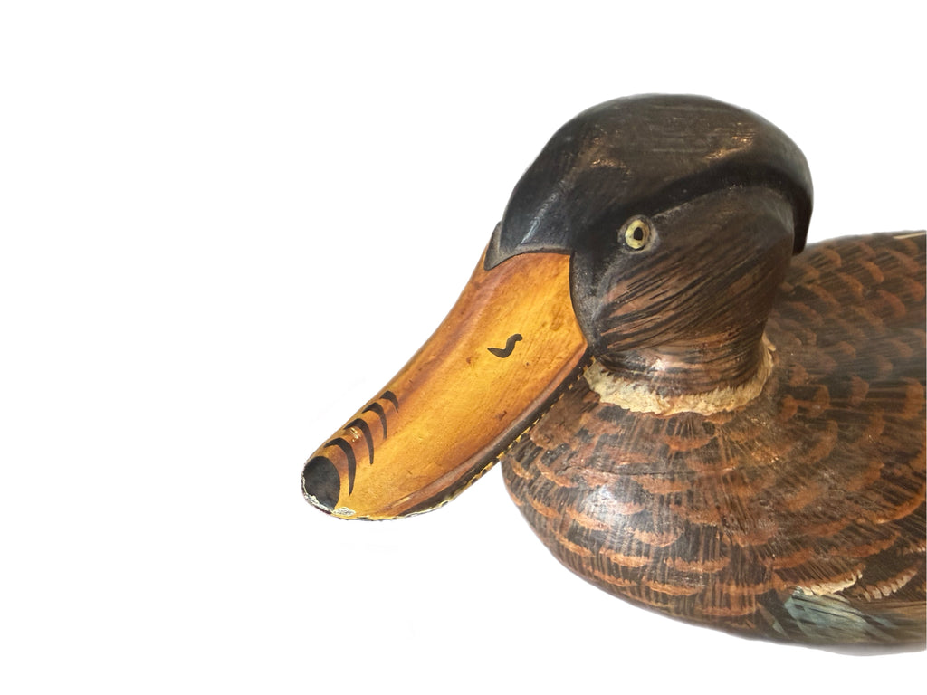 Vintage Hand-Painted Mallard Decoy