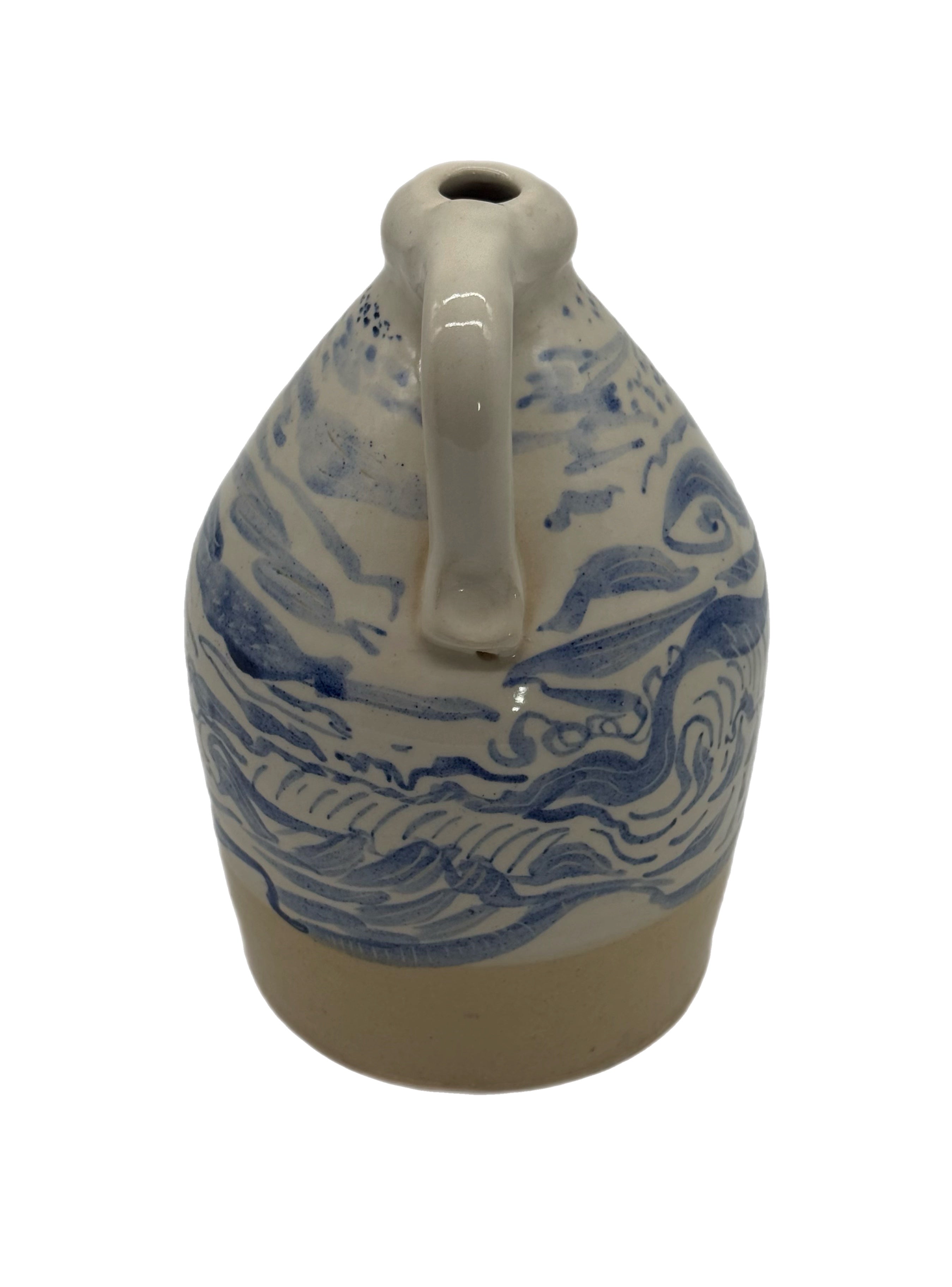 1970s Bates Pottery Whiskey Jug