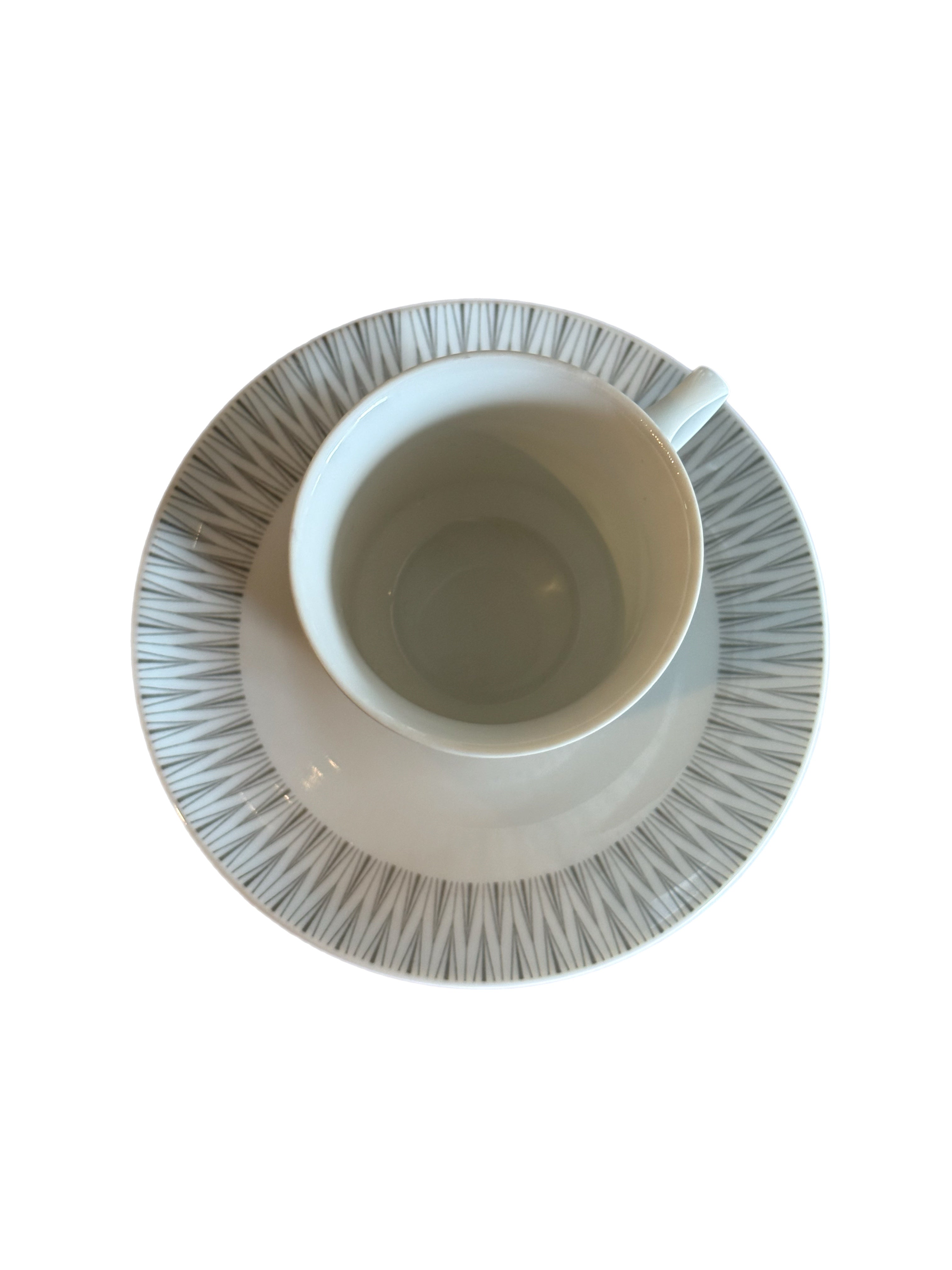 Set of 6 KPM Bavaria Porcelain Demitasse Cups & Saucers