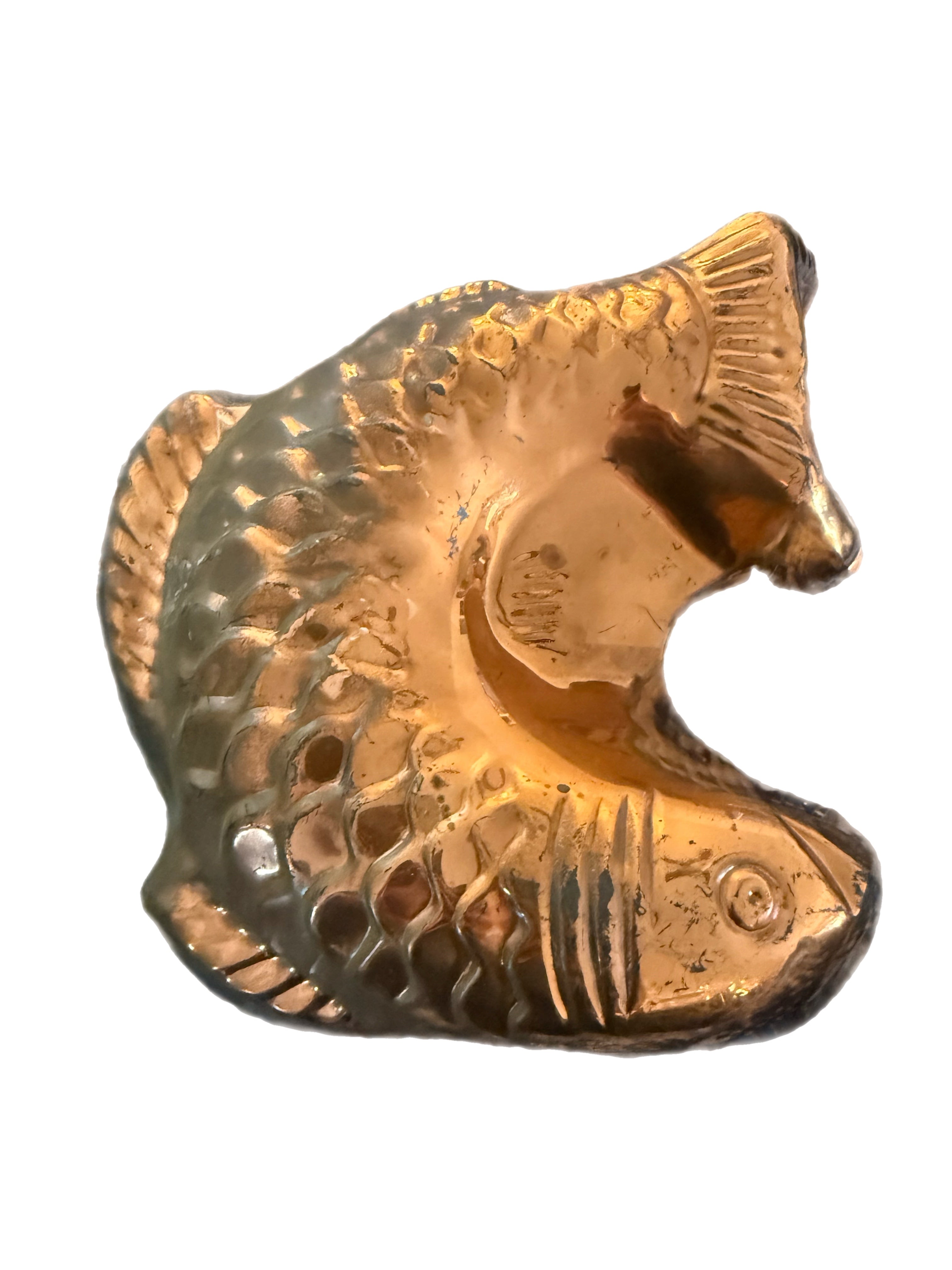 Vintage Copper Fish Mold