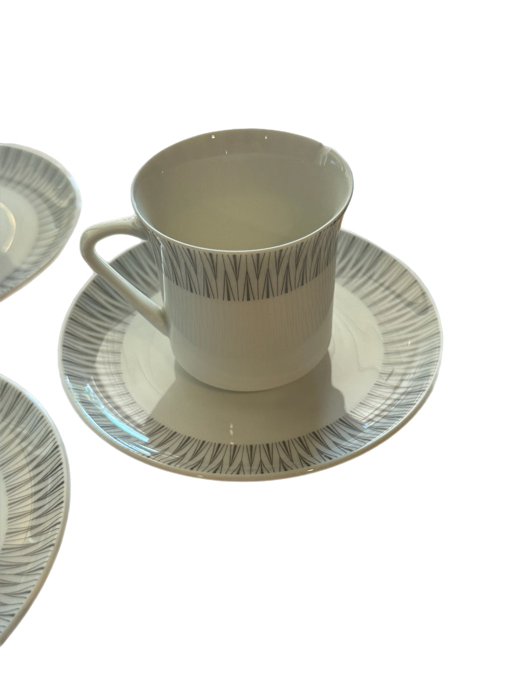 Set of 6 KPM Bavaria Porcelain Demitasse Cups & Saucers