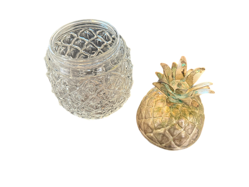 Vintage Hollywood Regency Pineapple Ice Bucket Barware