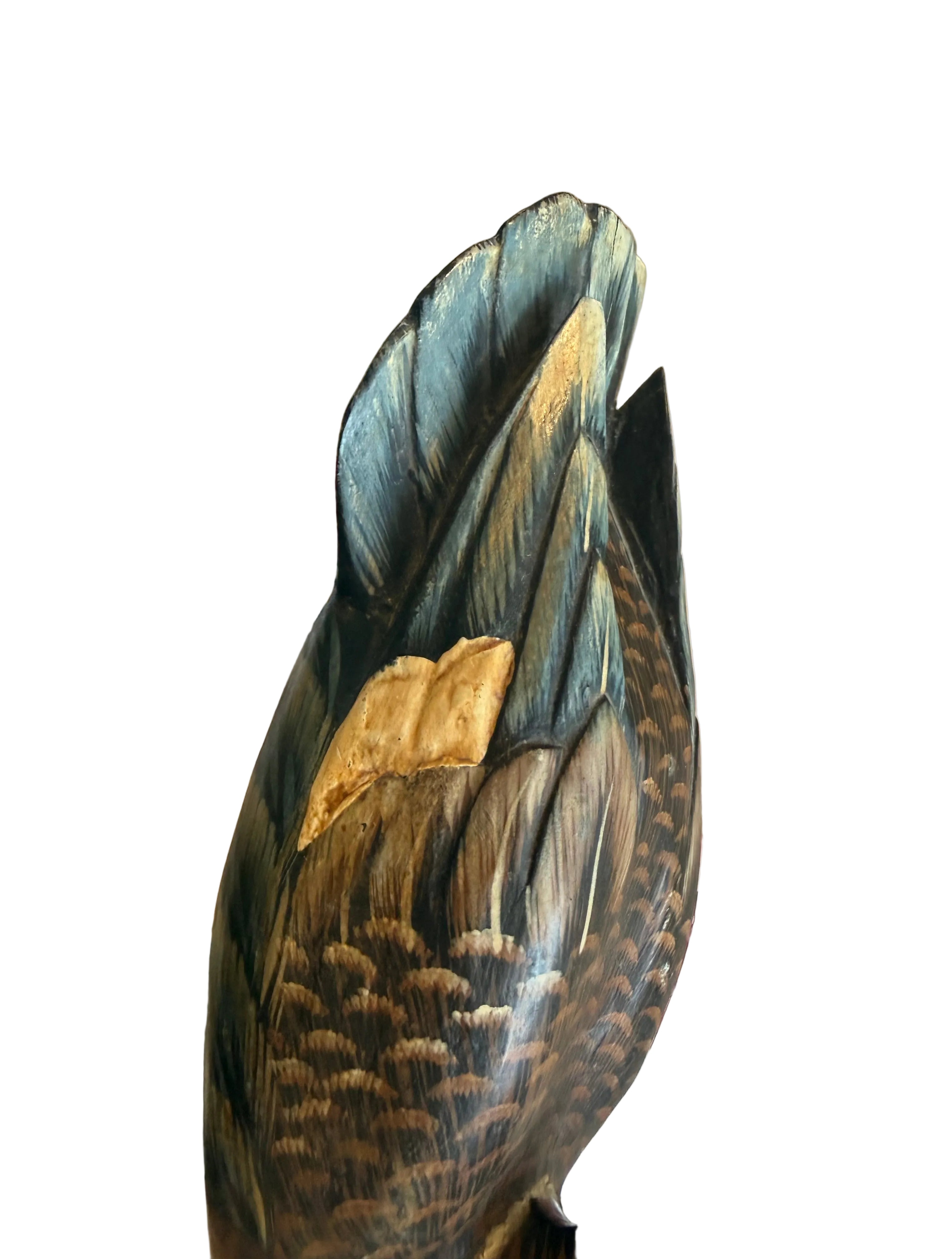 Vintage Hand-Painted Mallard Decoy