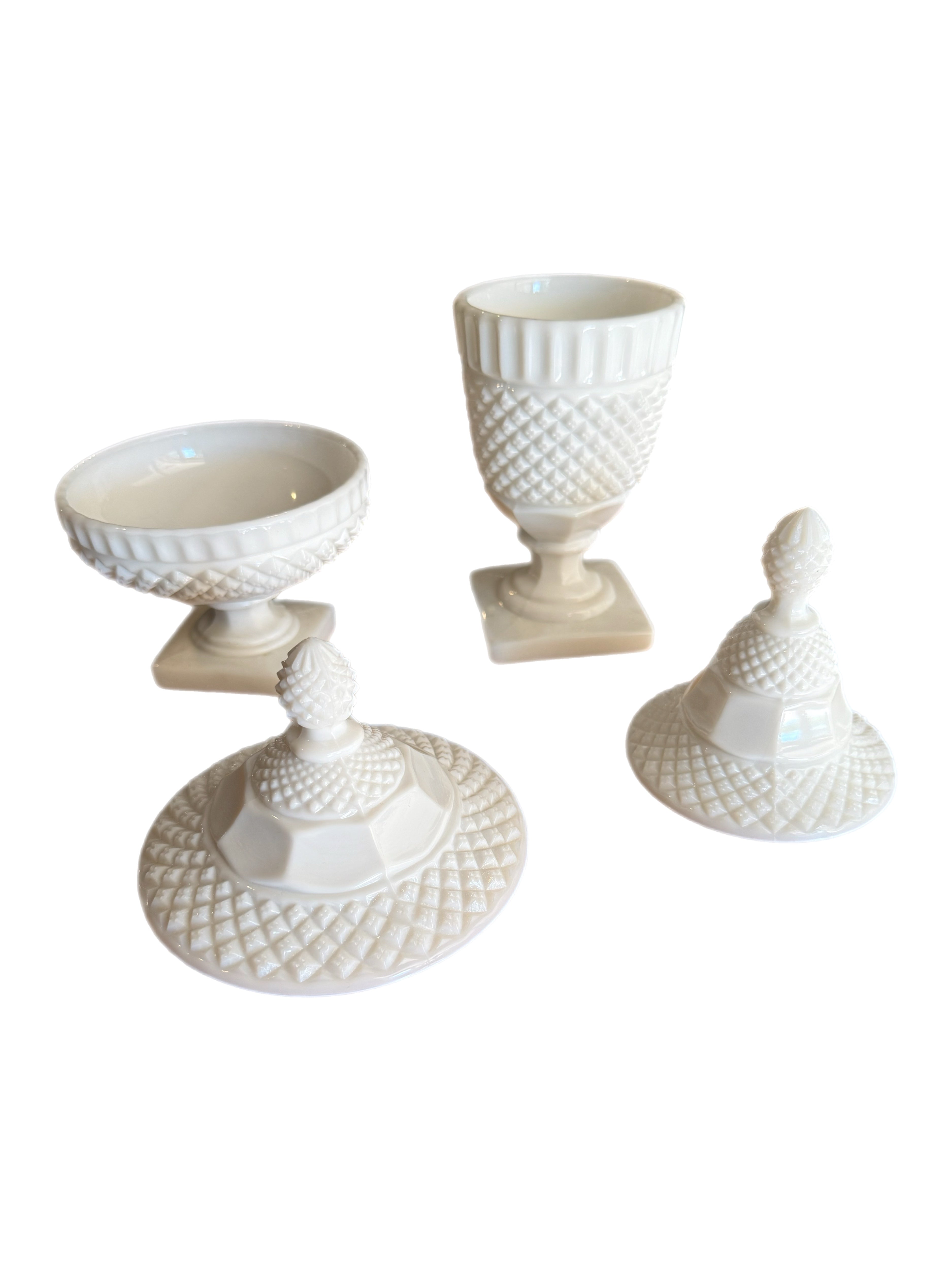 Westmoreland Vintage Lidded Candy Jars