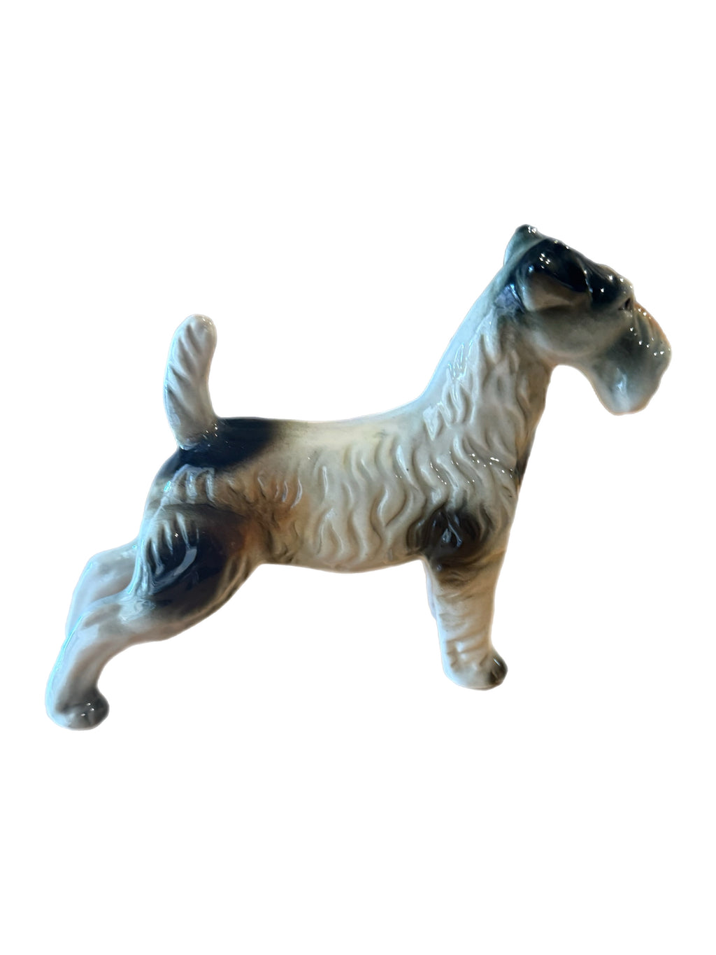 Mid Century Ceramic Airedale Terrier Figurine