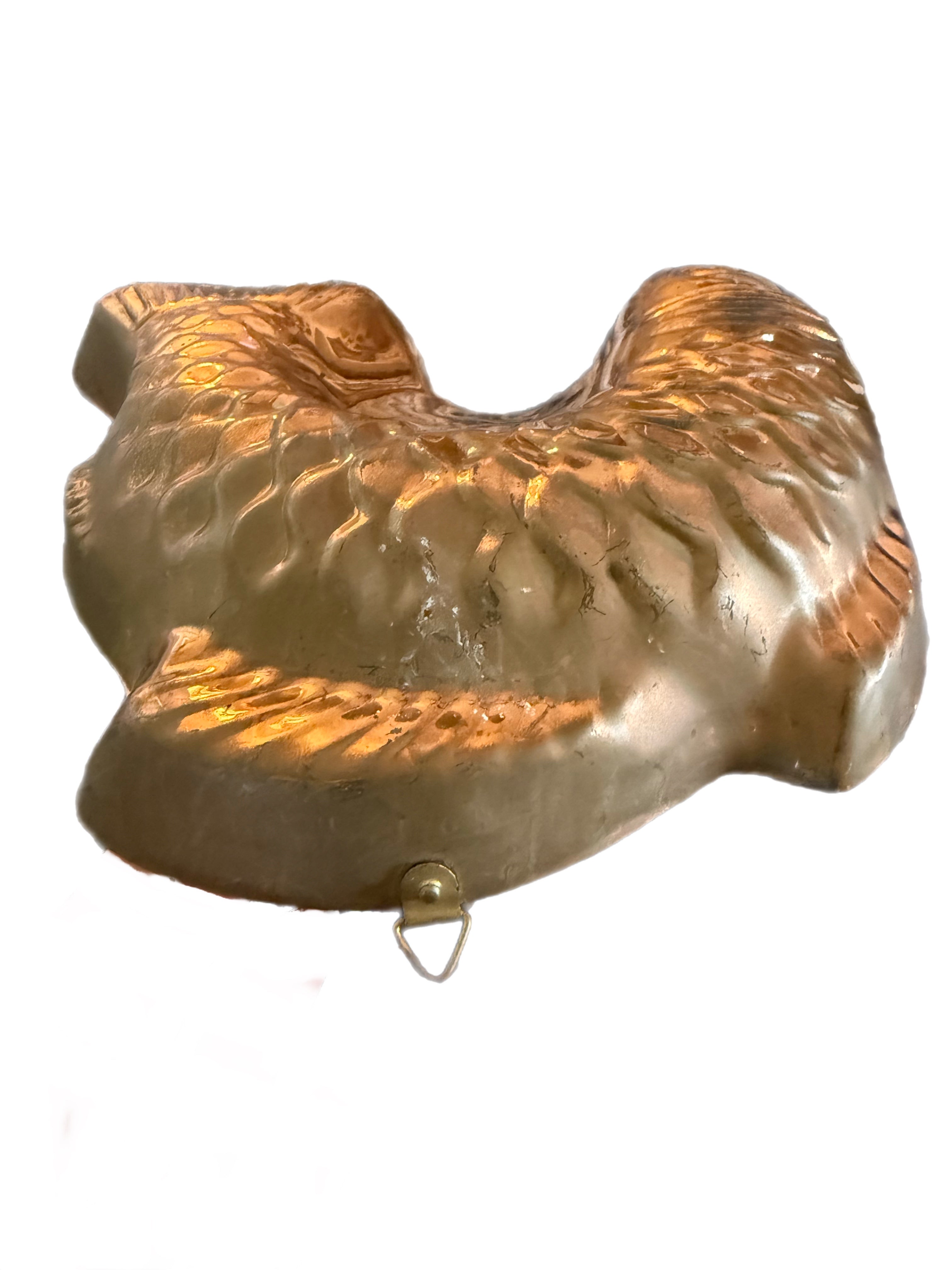 Vintage Copper Fish Mold