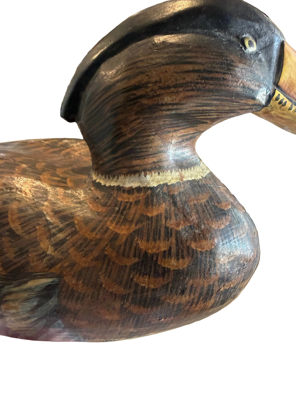 Vintage Hand-Painted Mallard Decoy