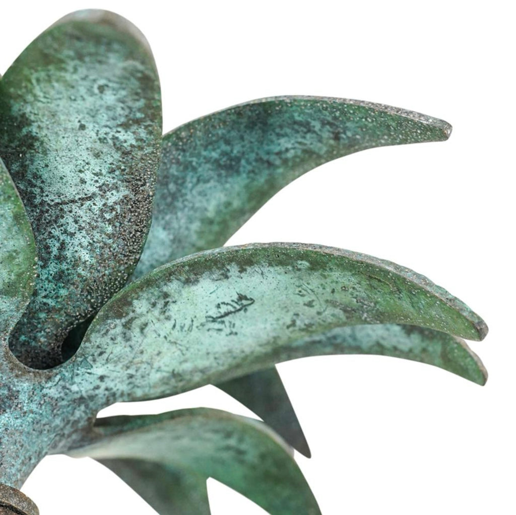 Vintage Brass and Iron Palm Tree Sconces