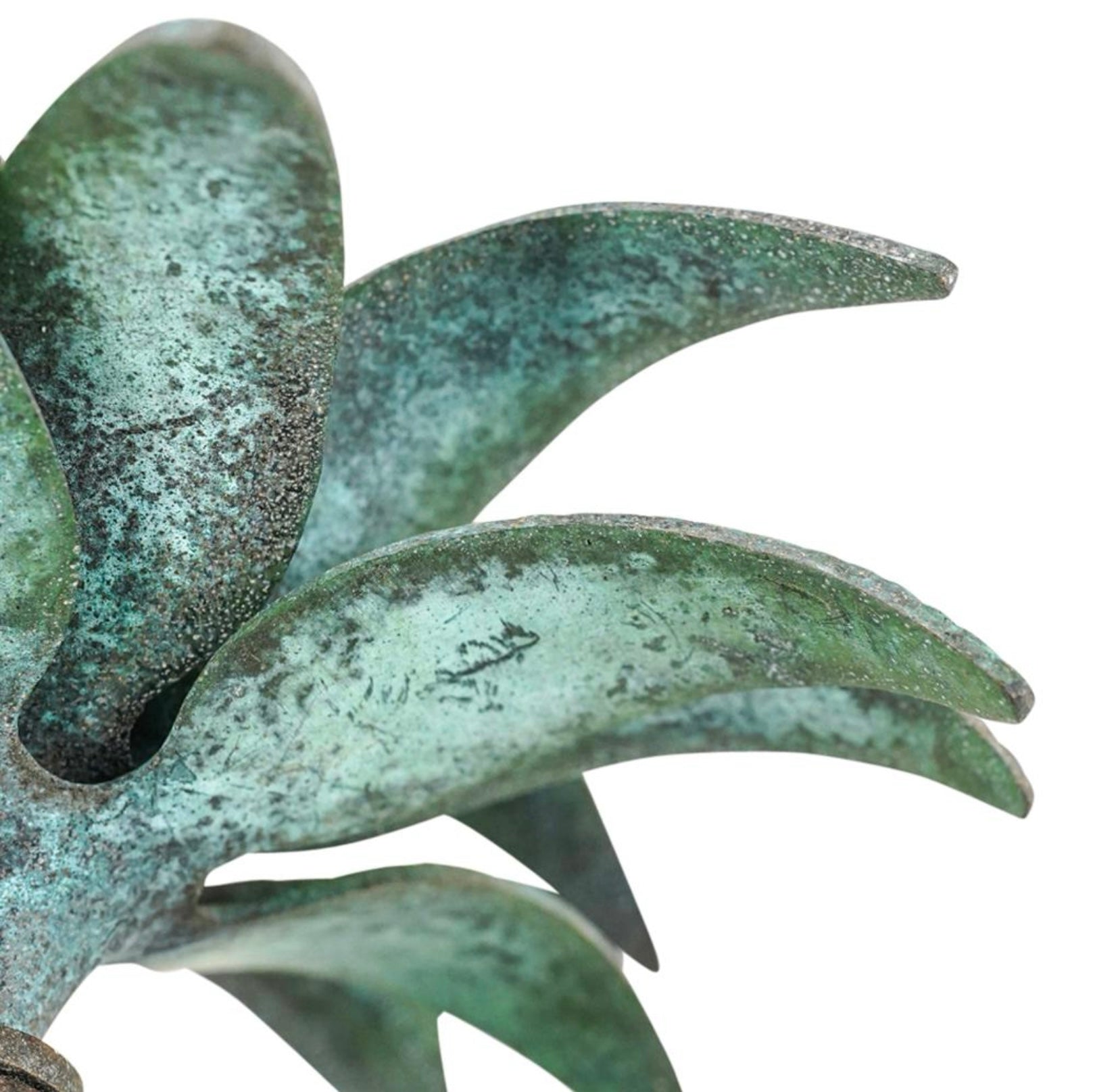 Vintage Brass and Iron Palm Tree Sconces