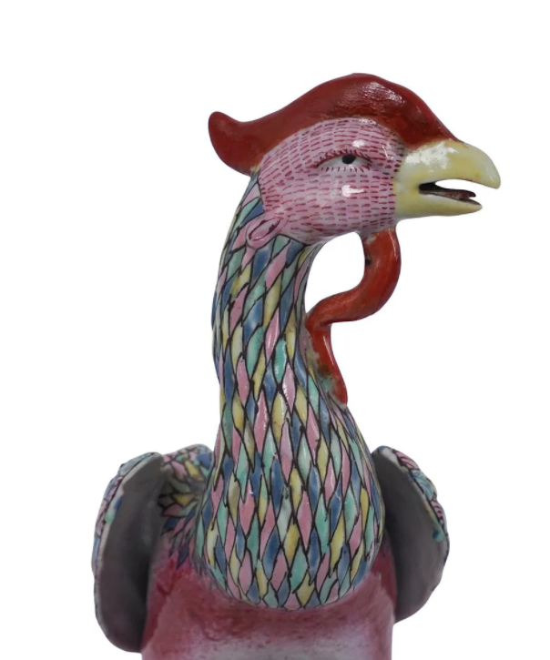 Chinese Export Famille Rose Porcelain Phoenix