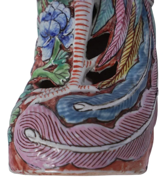 Chinese Export Famille Rose Porcelain Phoenix